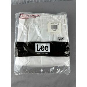 3 NOS Vtg Lee Mens Vintage Boxer Shorts Striped Permanent Press Medium‎ 34-36
